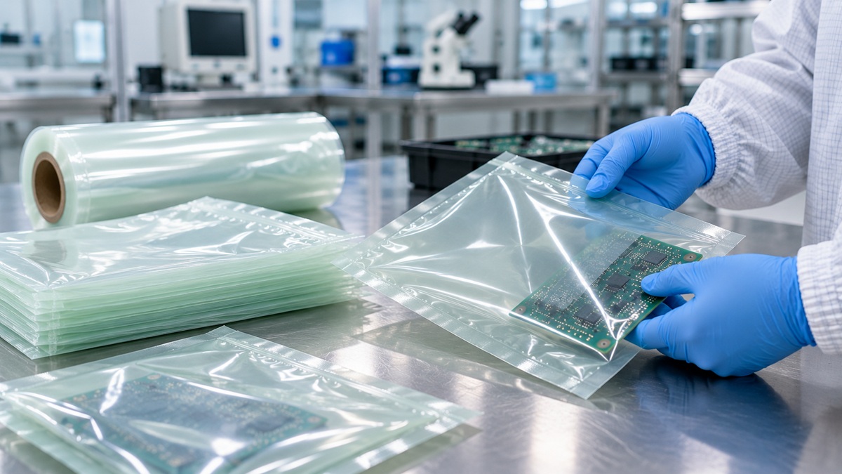 Pristine Green bio-based LDPE cleanroom bags and film from Pristine Clean Bags Pristine Green bio-based LDPE cleanroom bags and film from Pristine Clean Bags